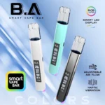 B.A 一代通用電子煙主機 Smart Vape Bar 可調式 LED 顯示屏發光煙桿 600mAh 6W-12W (高相容/RGB炫彩燈效)